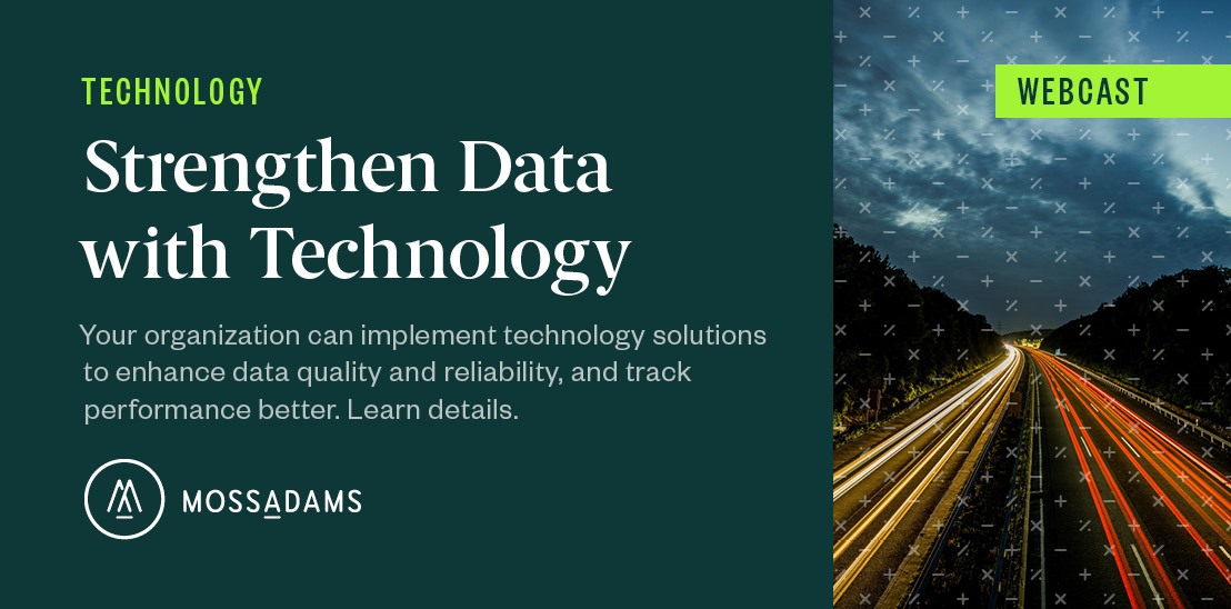 Use Technology Solutions to Enhance Data Reliability