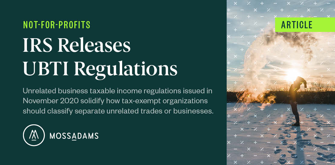 IRS Regulations on Unrelated Business Taxable Income Silos