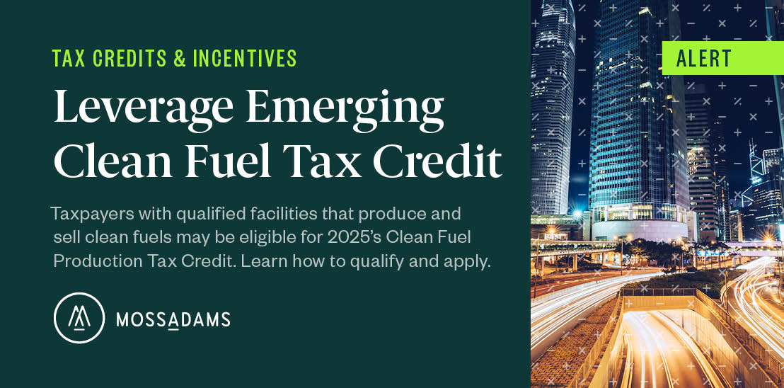 2025 Clean Fuel Production Tax Credit Registration
